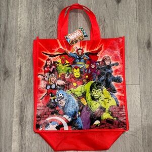 Marvel Red Superhero Tote Bag